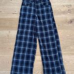 Jaded London  - Aphex Check Wide Leg Pants in Black & Gray Photo 0