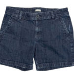 Liz Claiborne  Dark Wash Chino Shorts Size 4 Photo 0