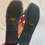 14th & Union  Caite Hot Pink & Black Python Print Slip On Strappy Sandals Photo 4