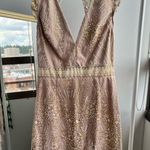 Hello Molly Pink Sparkly Mini Dress Photo 0