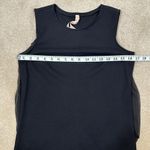 Bailey 44 Black Women Sleeveless Rayon Silk Flowy Pleated Mix Tank Size Small Photo 2