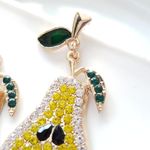 ZARA New!  Pear Post Earrings Photo 8