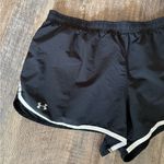 Under Armour Black and White Athletic Shorts Photo 1