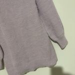 Miami  Francesca’s Rosemary Mock Neck Fuzzy‎ Sweater Mini Dress Soft Lilac medium Photo 5