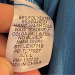 Umgee NWT Teal Satin 3/4 Balloon Sleeve Wide Leg Tiger Print Jumpsuit, Large Photo 10