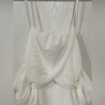 FINAL PRICE Club L Ruched Dress White Size 6 Photo 1