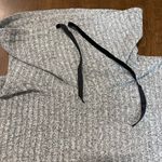 Vince Camuto Cowl Neck Top Women's Size Large Ribbed Gray Long Sleeves Casual Photo 7