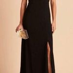 Birdy Grey | NWT Black "Kira" One Shoulder Maxi Dress Crepe Black | Size Large Photo 0