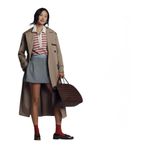 Anthropologie Pleated Boxer Mini Skort Gray Blue Size XL NEW Photo 5