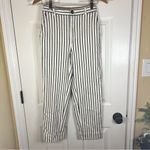 Madewell Tapered Pants in Stripe Size 25 Corporate Office Wear Preppy Nautical Photo 4