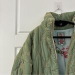 Johnny Was  Mint Green Zaelia Lux Quilted Velvet
Puffer Coat Photo 7