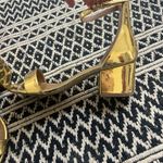 Steve Madden Heels Gold Strappy Metallic Photo 1