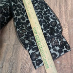 Clara SunWoo Leopard Cheetah‎ Belted Cropped Trench Coat Size Medium Brown Photo 7