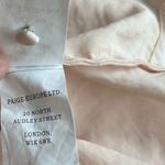 Paige Resa Satin Pale Pink Blouse Size L MSRP 179.00 Photo 6