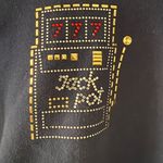 Jerzees Vintage Jackpot 777  Sweatshirt Large Navy Blue Made In Usa 90s Casino Photo 2