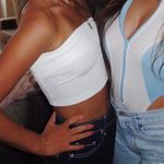 H&M Navy Wide Leg Jeans Photo 2