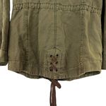 Anthropologie Hei Hei Green Lace Anorak Army Jacket Sz S Photo 6