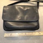 CRAZY HORSE EUC  By Liz Claiborne Purse Shoulder Bag‎ Leather Black Photo 8