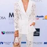 ZARA  LACE BLAZER w/ Slits & Buttons White Color NEW Photo 8