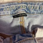 American Eagle AEO Super Hi-Rise Jegging Light Distressed Skinny Jean Pants Size 6 Photo 1