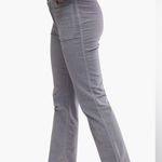 Free People  High Time Kick Corduroy Flare Pants Pearl Blue Size 12 NWT Photo 2
