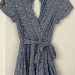 Altar'd State  Blue Floral Romper Photo 0