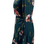 Pink Lily New Dress Remember This Night Evergreen Wrap Fall Floral Size M Medium Photo 1