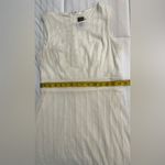 Women's Taylor Boatneck Embroidered Midi Dress White Size 6 Photo 6