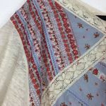 Free People  Prairie Days 3/4th Sleeve Boho Blouse Photo 6