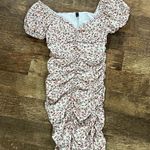 Zaful Zalful Scrunch Cinched Floral Mini Dress Puff Sleeve Photo 0