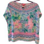 Lilly Pulitzer Lily Pulitzer Manda Private Island Print Blouse Photo 0