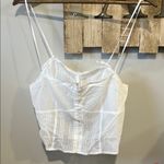 SKIMS White Fitted Bustier Camisole Photo 8