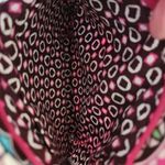 Vera Bradley  Shoulder Bag Womens Pink Multi Quilted Floral Pleated‎  Whimsical Photo 3