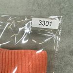 L.L.Bean Sweater Women's S/M Orange Coral Long Sleeve Shawl Collar Open Front Photo 8