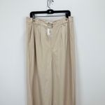 Madewell The Harlow Wide Leg Pant Linen Twill Harvest Moon Beige US 12 NWT Photo 7