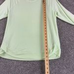 Athleta Topanga Womens M Light Green Crew Neck Long Sleeve Sweatshirt Athletic Photo 4