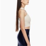 Aritzia Babaton Sculpt Knit Criss Cross Cropped Top Photo 4