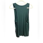 Daily/Ritual Anthropologie Forest Green Ribbed Soft Stretchy Knit Tank Top Sz L Size L Photo 1