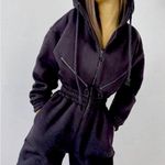 Pink or Black adult winter onesie Black Size undefined Photo 3
