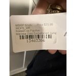 Maison de Papillon Marissa Gold Embellished Jumpsuit Blue Crepe‎ Women's Size M Size M Photo 3