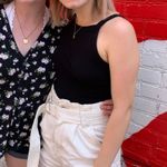 Berksha Bershka White Denim Shorts Photo 2