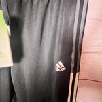 Adidas Women's Tapered Leg Athletic Sporty Warm Up Side Stripe Soccer Pants Sz M Photo 7