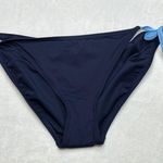Kate Spade  ♠️ Navy Blue String Bikini Bottom- Size Large- NWT Photo 1