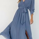 Baltic Born Kia Kimono Whisper Blue Maxi Dress Photo 1