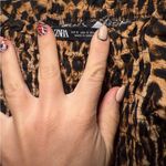 ZARA Animal Print Smocked Blouse Photo 2