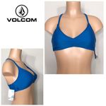 Volcom New.  blue bikini top. Large Photo 1