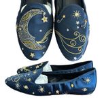 Tory Burch  MOON STARS EMBROIDERED CELESTIAL SLIP ON FLAT LOAFER‎ SZ. 10 NIB Photo 3