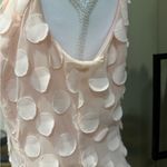 Donna Karan   Elegant Peach Polka Dot Dress Photo 2