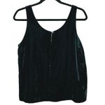 J.Crew NWT  Women’s Velvet Tank Top Dark Green Size 6 Photo 2