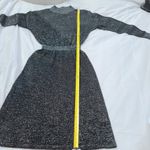 Halston Heritage black/silver metallic dress XS Photo 7